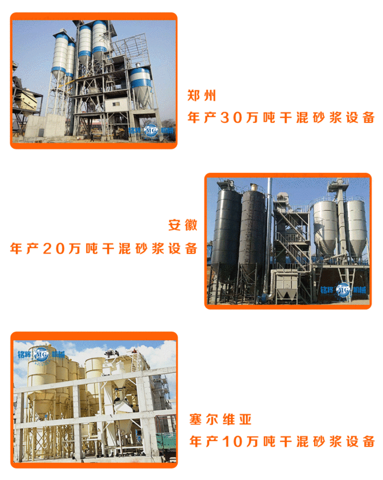 干粉砂漿設(shè)備案例展示