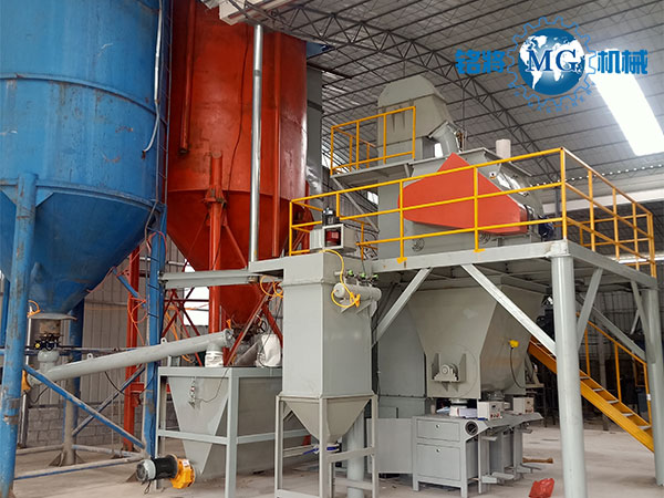 年產(chǎn)10萬噸干粉砂漿生產(chǎn)線的組成，年產(chǎn)10萬噸干粉砂漿生產(chǎn)線有什么優(yōu)勢？