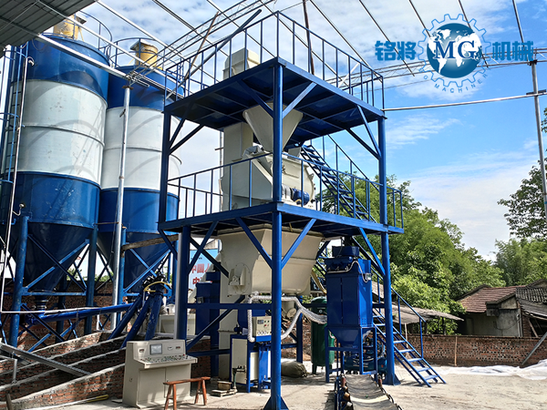 瓷磚膠生產(chǎn)設(shè)備多少錢？瓷磚膠生產(chǎn)線由哪些設(shè)備組成