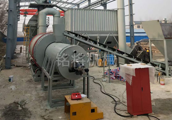 湖北沙子烘干設(shè)備安裝現(xiàn)場！